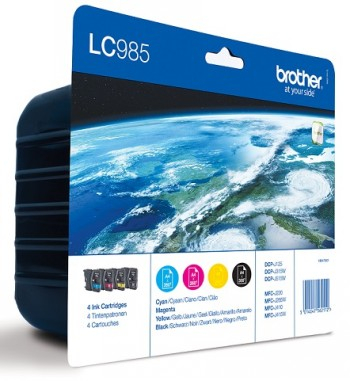 BROTHER VALUE PACK (LC-985BK/C/M/Y)