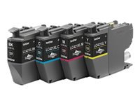 BROTHER 4-pack of Black Cyan Magenta and Yellow 500-page high capacity ink cartridges for DCP-J1050DW MFC-J1010DW and DCP-J11