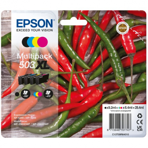 Epson Tinte Multipack 503XL BKCMY 4er-Pack