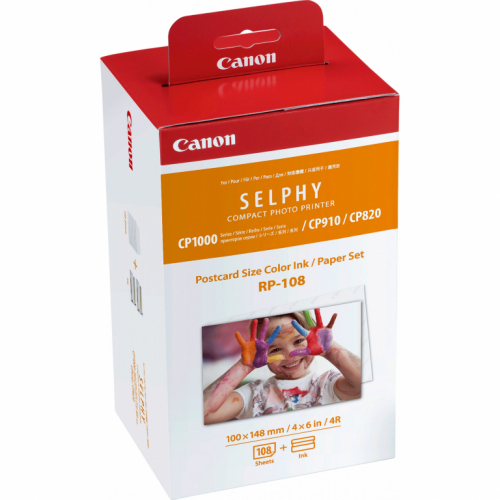 Canon Tinte RP-108 8568B001 Color bis zu 108 Seiten + 108x Fotopapier