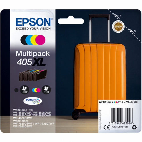 Epson Tinte 405XL C13T05H64010 4er Multipack (BKMCY)