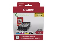 CANON CLI-581XL Ink Cartridge BK/C/M/Y PHOTO