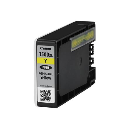 Canon XL Ink Cartridge | PGI-1500XL | Ink Cartridge | Yellow