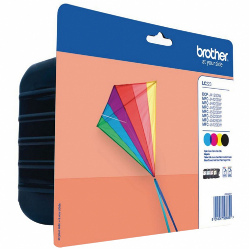 Brother Tinte LC-223VALBP Value Pack (BK/C/M/Y)