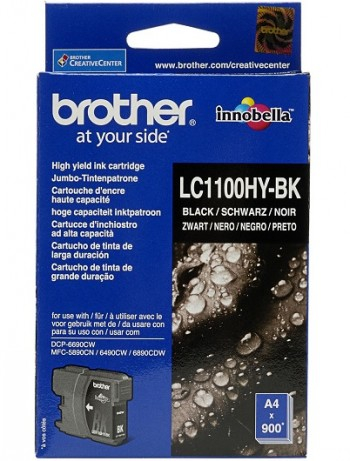 BROTHER LC-1100HYBK TONER HIGH BLK 900P