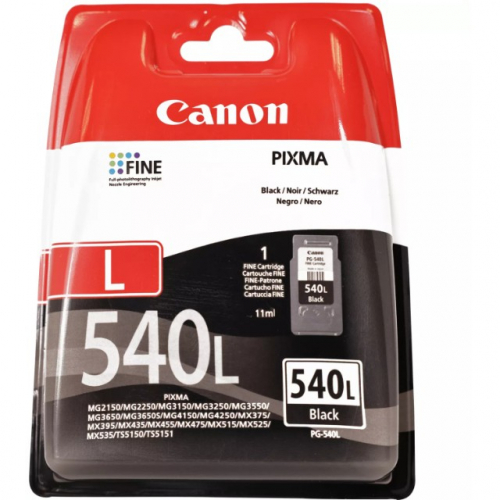 Canon Tinte PG-540L 5224B001 Schwarz bis zu 300 Seiten gemäß ISO/IEC 24711