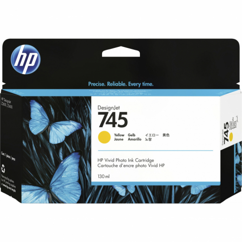 HP Tinte F9J96A 745 Gelb 130ml