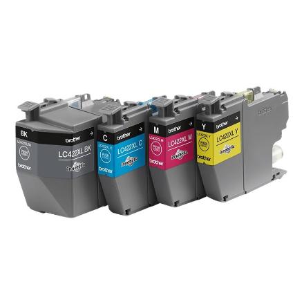 Brother LC422XLVAL | Ink Cartridge | Black, Cyan, Magenta, Yellow