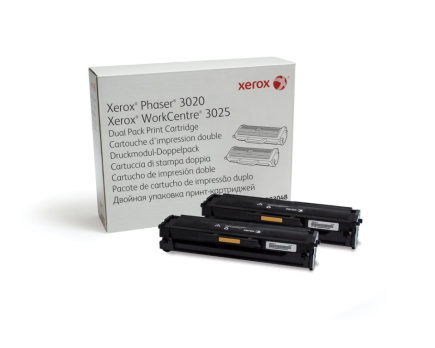 Phaser 3020 / WorkCentre 3025 Dual Pack Print Cartridge XEROX