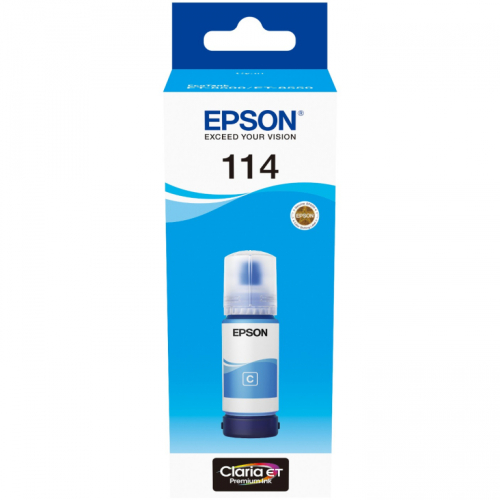 Epson Tinte 114 C13T07B240 Cyan Eco Tank Nachfülltinte 70ml