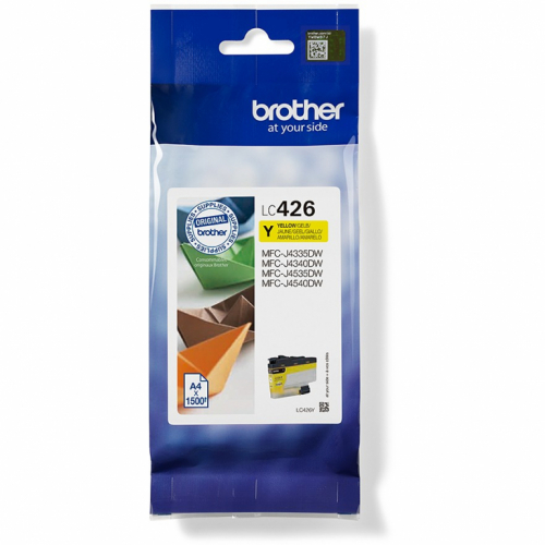 Brother Tinte LC-426Y Gelb bis zu 1.500 Seiten nach ISO/IEC 24711