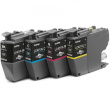 Brother 4-pack of Black Cyan Magenta and Yellow 500-page high capacity ink cartridges for DCP-J1050DW MFC-J1010DW and DCP-J11