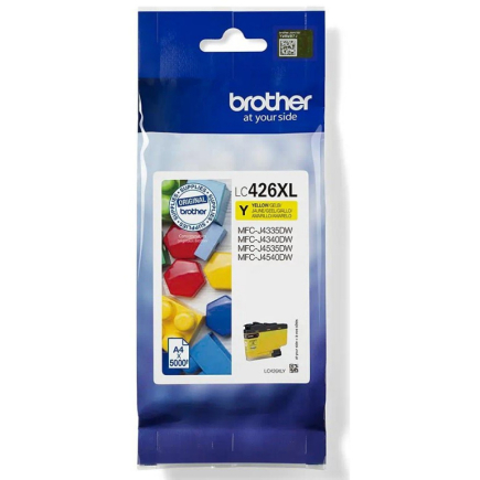 Brother Tinte LC-426XLY Gelb bis zu 5.000 Seiten ISO/IEC 24711