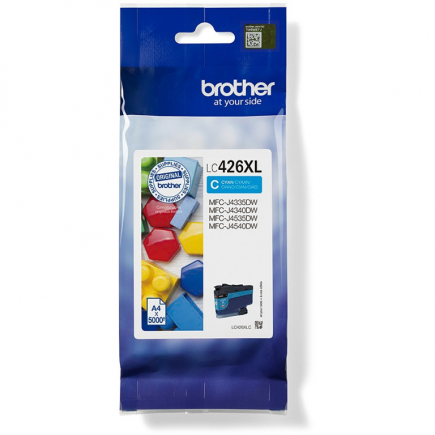 Brother Tinte LC-426XLC Cyan bis zu 5.000 Seiten ISO/IEC 24711