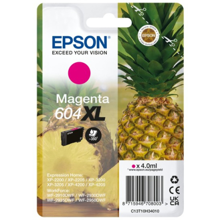 Epson Tinte 604XL C13T10H34010 Magenta bis zu 350 Seiten