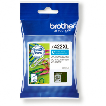 Brother LC422XLC HY Ink Cartridge For BH19M/B Compatible with MFC-J5340DW MFC-J5740DW MFC-J6540DW MFC-J6940DW 1500 pages 134904