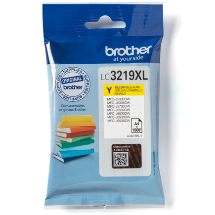 Brother Tinte LC-3219XLY Gelb bis zu 3.000 Seiten nach ISO/IEC 24711