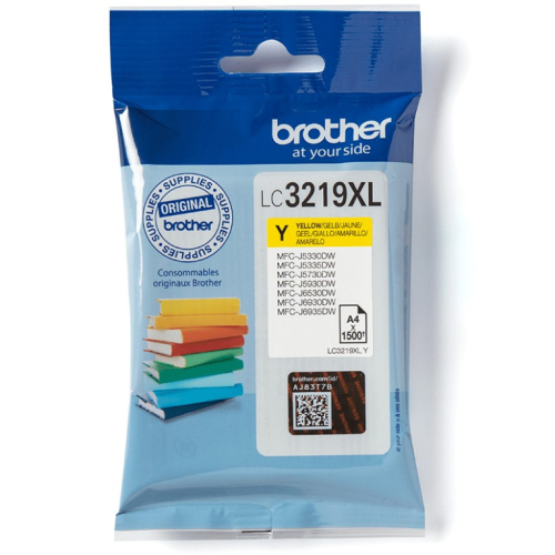 Brother Tinte LC-3219XLY Gelb bis zu 3.000 Seiten nach ISO/IEC 24711