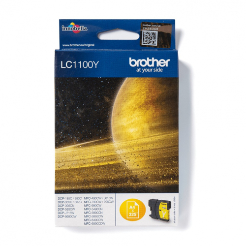Brother Tinte LC-1100Y Gelb bis zu 325 Seiten nach ISO/IEC 24711