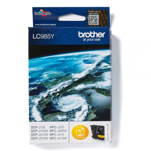 Brother Tinte LC-985Y Gelb bis zu 260 Seiten nach ISO/IEC 24711