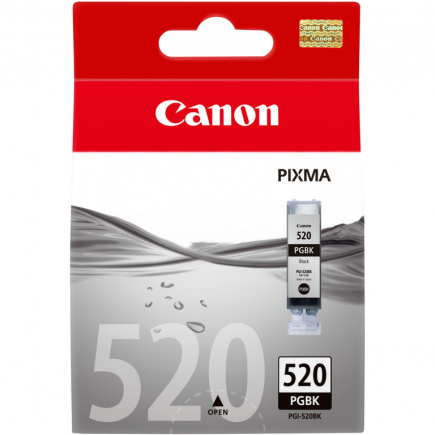Canon Tinte PGI-520BK 2932B001 Schwarz bis zu 341 Seiten gemäß ISO/IEC 24711