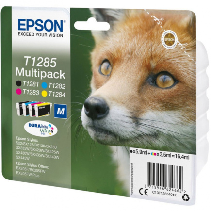 Epson Tinte T1285 C13T12854012 4er Multipack (BKMCY) bis zu 225 Seiten