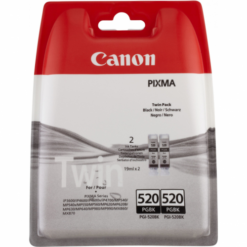Canon PGI-520BK schwarz Twin Pack