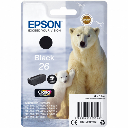 Epson C13T26014012 black