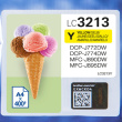 Brother Tinte LC-3213Y Gelb bis zu 400 Seiten nach ISO/IEC 24711