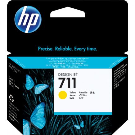 HP Tinte 711 CZ132A Gelb