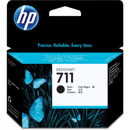 HP 711 Original Tinte schwarz hohe Kapazitt 80ml 1er-Pack