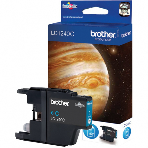 Brother Tinte LC-1240C Cyan bis zu 600 Seiten nach ISO/IEC 24711