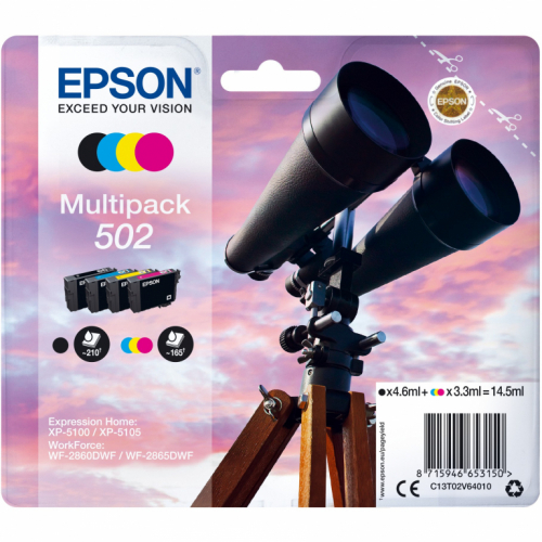Epson 502 C13T02V64010 CMYK
