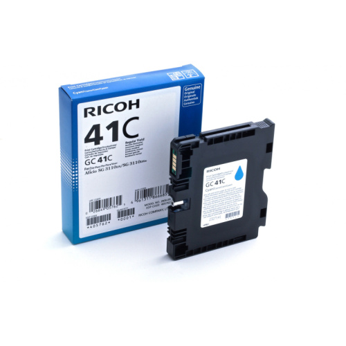 Ricoh Tinte 405762 cyan GC41C bis zu 2.200 Seiten ISO/IEC 24711