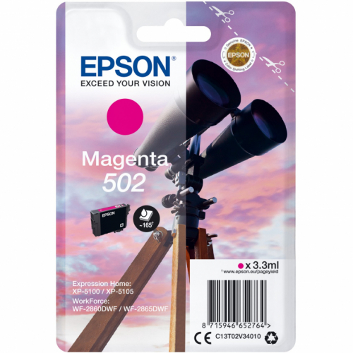 Epson 502 C13T02V34010 magenta