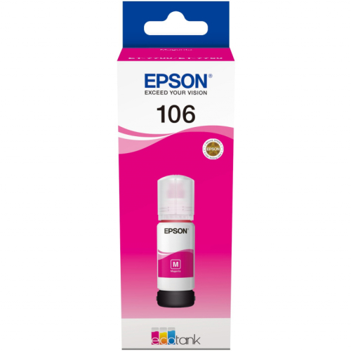 Epson Tinte ON 1LB 106 EcoTank Magenta ink bottle