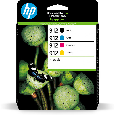 HP original ink 6ZC74AE, HP 912, CMYK, 4*315p, multipack