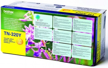 BROTHER TN-320Y TONER YELLOW 1500P