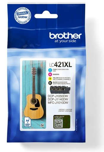 BROTHER LC421XL MULTIPACK BK,C,M,Y 500P
