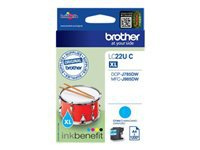 BROTHER LC22UC Ink cyan 1200pages for DCP-J785DW