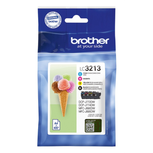Brother Tinte LC-3213VAL Value Pack (BK/C/M/Y)