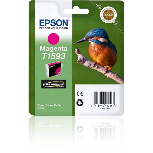 Epson Tinte 5LB T1593 ink cartridge magenta standard capacity 1-pack blister without alarm Stylus Photo R2000