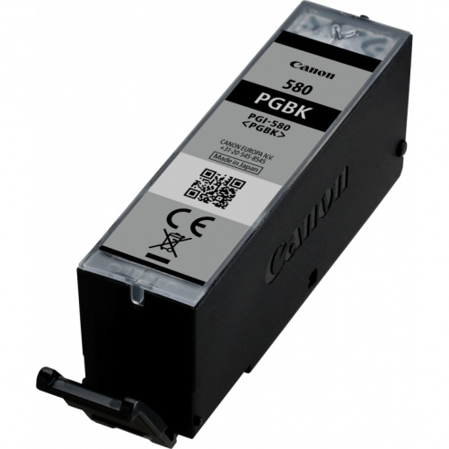 Canon Tinte PGI-580BK 2078C001 Pigment-Schwarz bis zu 200 Seiten gemäß ISO/IEC 24711
