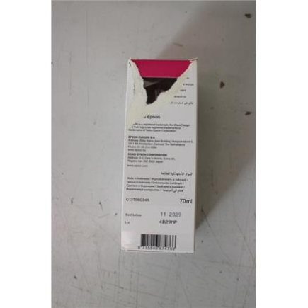 Восстановленный. Epson 112 EcoTank Pigment Magenta ink bottle | Epson 112 EcoTank Pigment | C13T06C34A | Ink Bottle | Magenta | DAMAGED PACKAGING