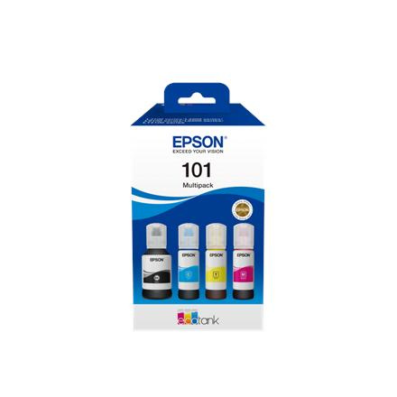 Epson Ink Consumables  4-colour | 101 EcoTank | Ink Bottle | Multipack