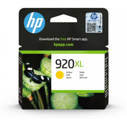 HP 920XL original Ink cartridge CD974AE BGX yellow high capacity 700 pages 1-pack