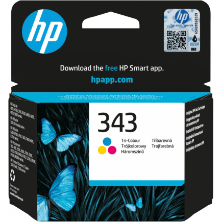 HP 343 original Ink cartridge C8766EE UUS tri-colour standard capacity 7ml 330 pages 1-pack