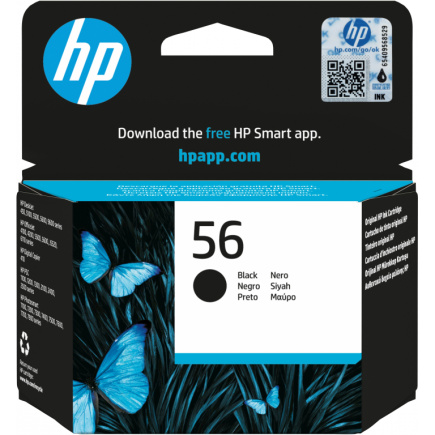 HP 56 original Ink cartridge C6656AE UUS Черный high capacity 19ml 520 pages 1-pack
