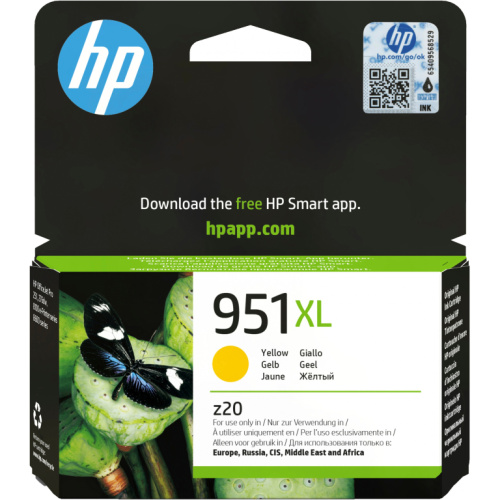 HP 951XL original Ink cartridge CN048AE BGX yellow high capacity 1.500 pages 1-pack Officejet