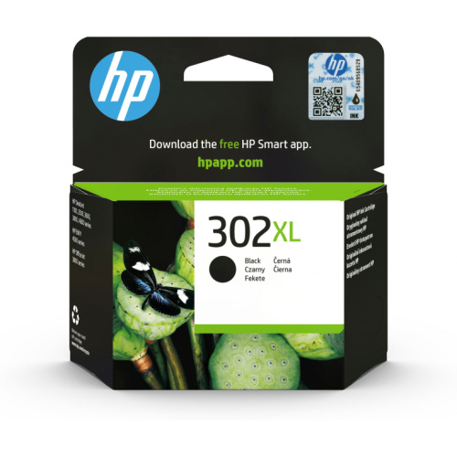 HP 302XL original Ink cartridge F6U68AE UUS Черный